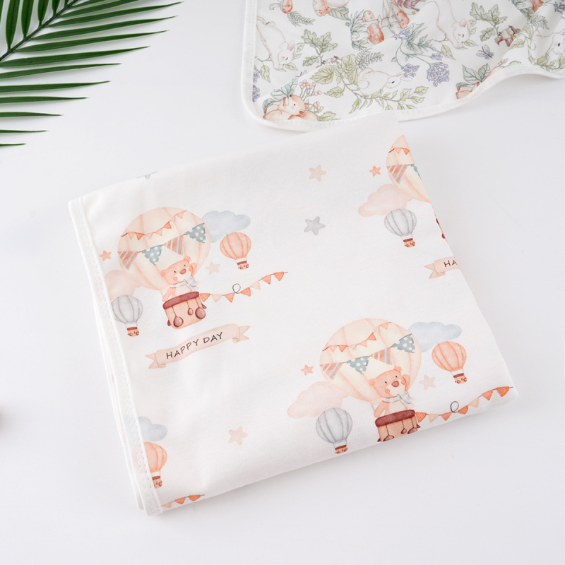 Swaddle za novorođenče – jednoslojni i dvostruki sloj, 100% pamuk, mekan i prozračan, za bebe 0–12 mjeseci, uzorak sa životinjama