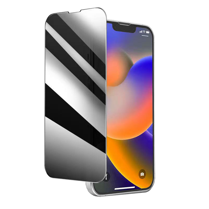 Pingsheng Protecție ecran din sticlă temperată anti-spion pentru iPhone 15–17 – HD, ecran complet