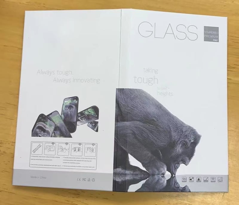 Amy Shield Protecție ecran din sticlă temperată pentru seria iPhone 12–14 — claritate HD, anti-amprentă, anti-lumină albastră