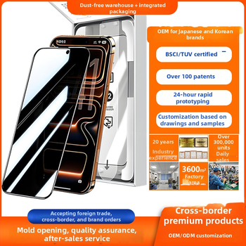 Kaljeno staklo za prednji zaslon iPhone 14 Pro Max, potpuno prianjanje, zaštita od špijuniranja, set za brzo nanošenje bez prašine