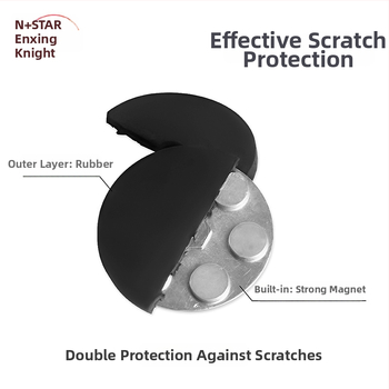 Ισχυρή μαγνητική βάση για στήριξη LED προβολέα σε βάση οροφής; καουτσούκ επικάλυψη, υλικά: NdFeB μαγνήτες, σιδερένια μέρη; μάρκα Star Knight, μοντέλο NPHA-, συμβατό με γενικά μοντέλα