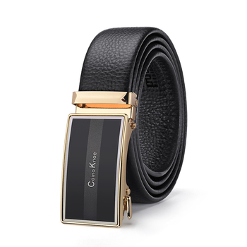 Curea bărbați din PU, cataramă automată din fier, lățime 2-4 cm, Coinoknoe, stil business/minimalist