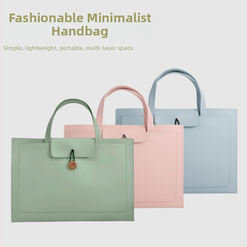 Geantă pentru laptop cu stil urban simplu, căptușeală din poliester, lansare primăvara 2025, compatibilă cu Lenovo, Xiaomi, Huawei MateBook 14, Apple MacBook și Xiaoxin