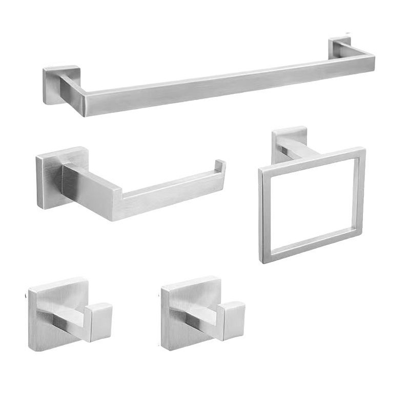 Držač ručnika od nehrđajućeg čelika, jednoručni, završni premaz pečene boje - moderni minimalistički stil, setovi 2–6 komada, branda Jiejing, pogodan za hotele