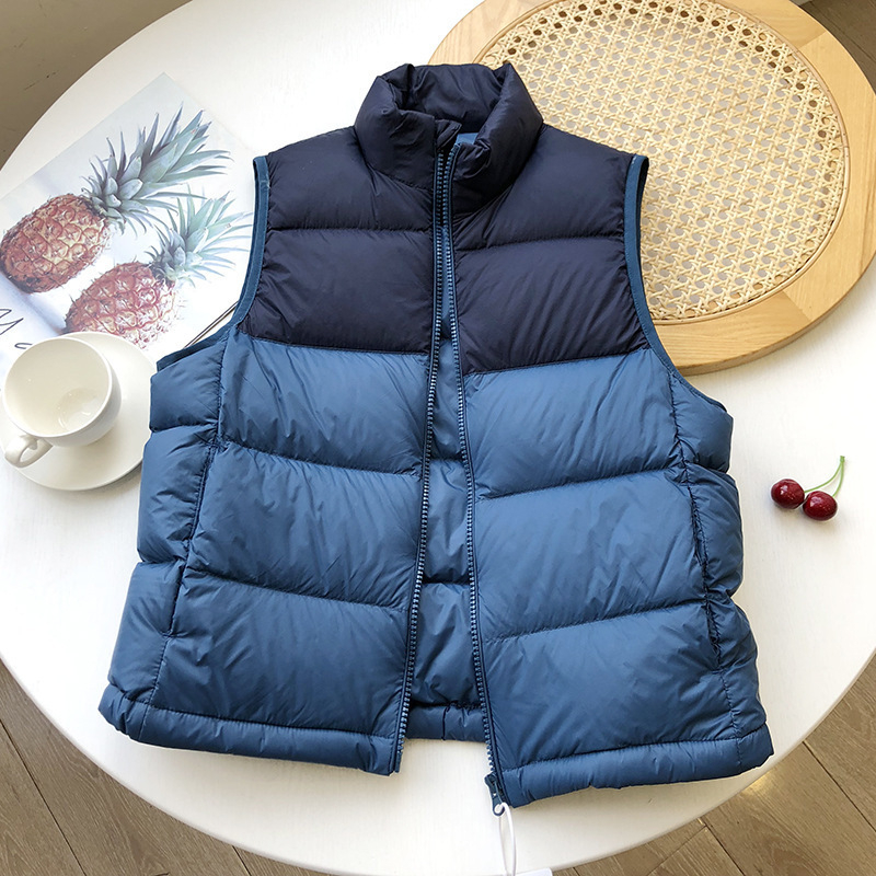 Παιδικό ελαφρύ down γιλέκο, ζεστό για άνοιξη-φθινόπωρο, ηλικίες 3–8 ετών.