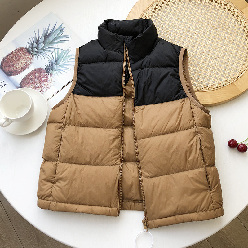 Παιδικό ελαφρύ down γιλέκο, ζεστό για άνοιξη-φθινόπωρο, ηλικίες 3–8 ετών.