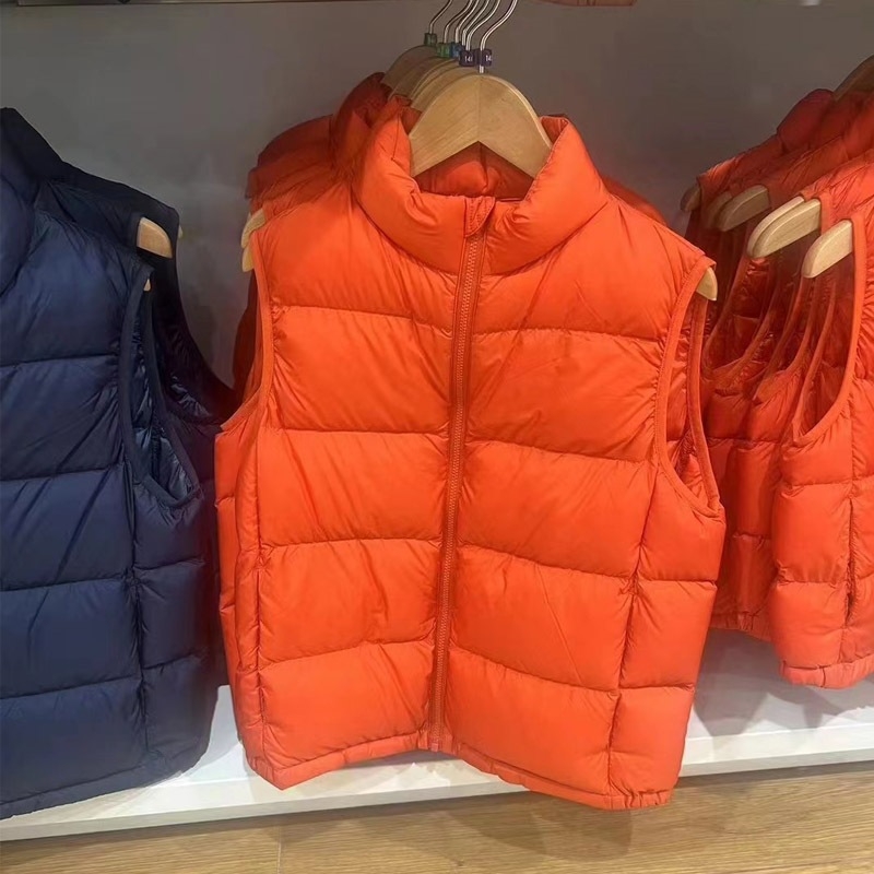 Παιδικό ελαφρύ down γιλέκο, ζεστό για άνοιξη-φθινόπωρο, ηλικίες 3–8 ετών.