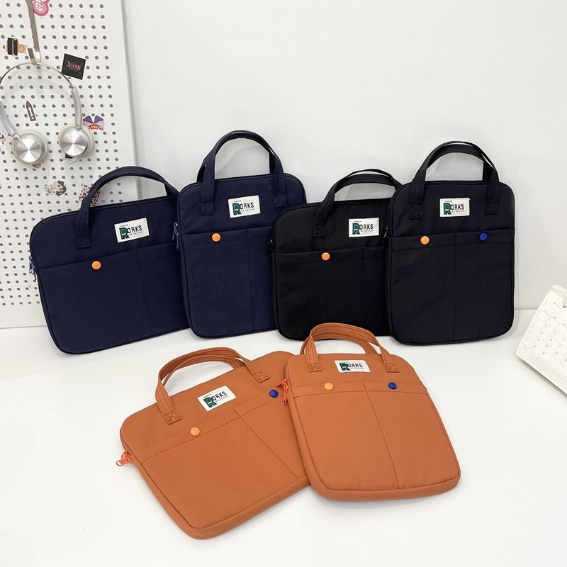 Geantă pentru laptop pentru femei, nylon, respirabilă și rezistentă la uzură, căptușeală poliester-cotton, stil casual de călătorie