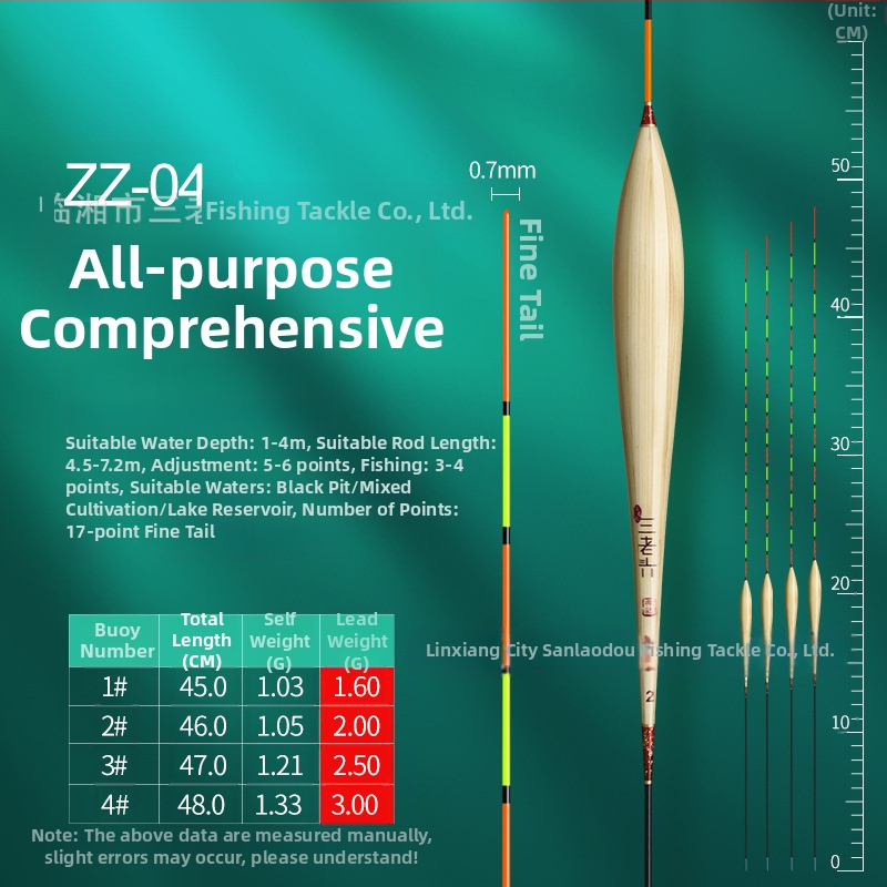 риболовна плувка Three Old Man за вертикален дрейф - reed