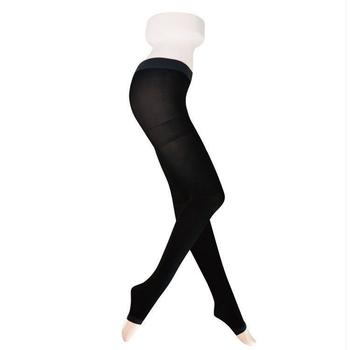 Ženske kompresivne hulahopke s otvorenim prstom za ublažavanje varikoznih vena, medicinski razred, Lycra/Spandex 30–50% sadržaj, sve sezone