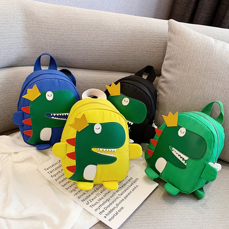 Dinosaurusov ruksak za vrtić, crtani dizajn, Oxford tkanina, unisex, prozračan, vodootporan, otporan na habanje