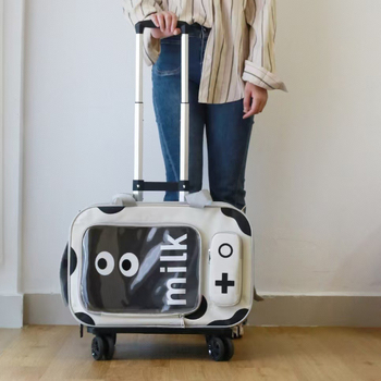 Transport pentru animale de companie din PVC, cu duritate medie, capacitate 10 kg pentru pisici / 7,5 kg pentru câini