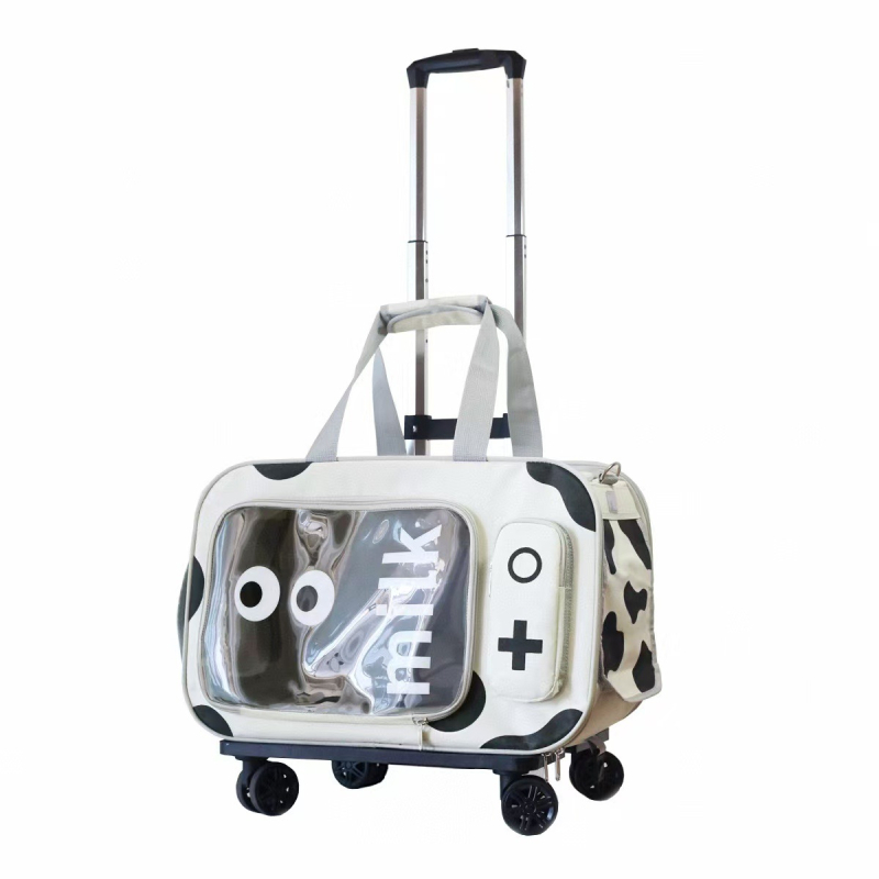 Transport pentru animale de companie din PVC, cu duritate medie, capacitate 10 kg pentru pisici / 7,5 kg pentru câini