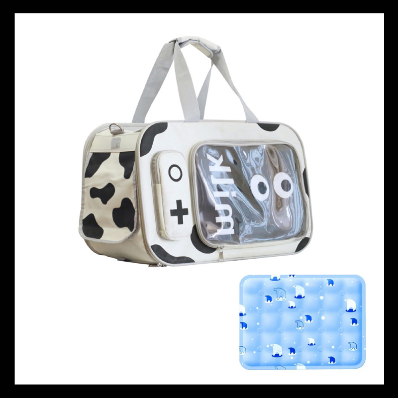 Transport pentru animale de companie din PVC, cu duritate medie, capacitate 10 kg pentru pisici / 7,5 kg pentru câini