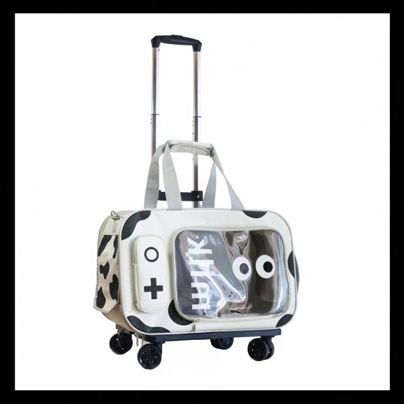 Transport pentru animale de companie din PVC, cu duritate medie, capacitate 10 kg pentru pisici / 7,5 kg pentru câini