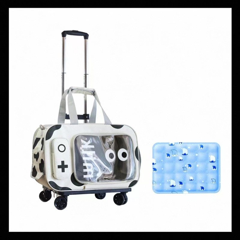 Transport pentru animale de companie din PVC, cu duritate medie, capacitate 10 kg pentru pisici / 7,5 kg pentru câini