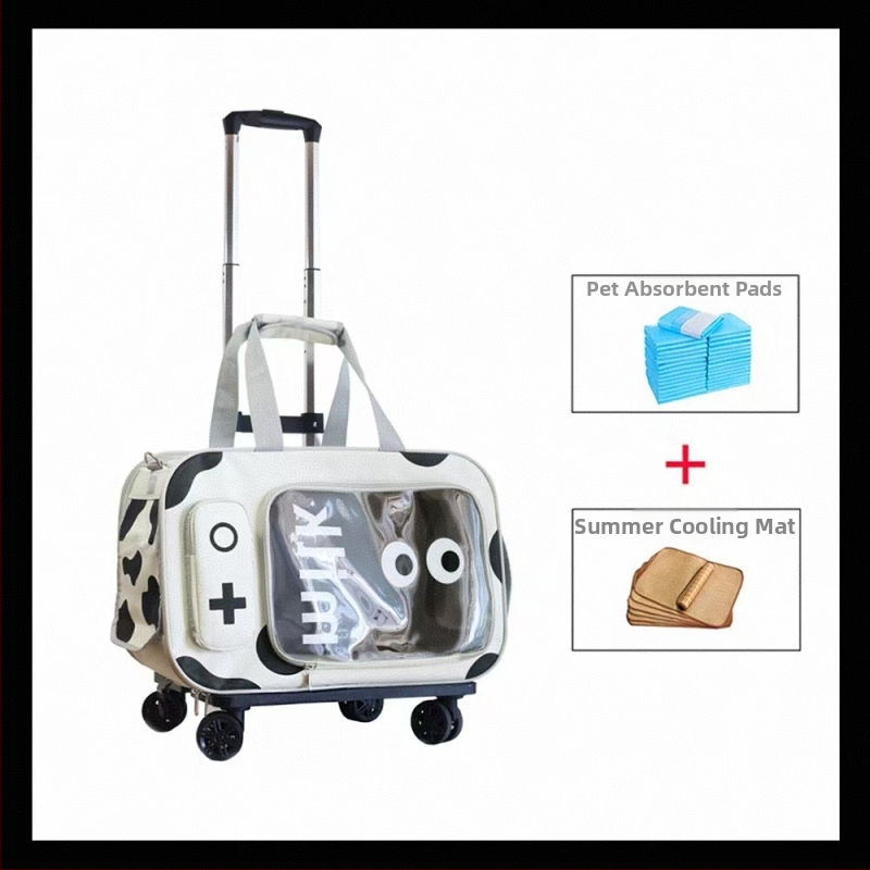 Transport pentru animale de companie din PVC, cu duritate medie, capacitate 10 kg pentru pisici / 7,5 kg pentru câini