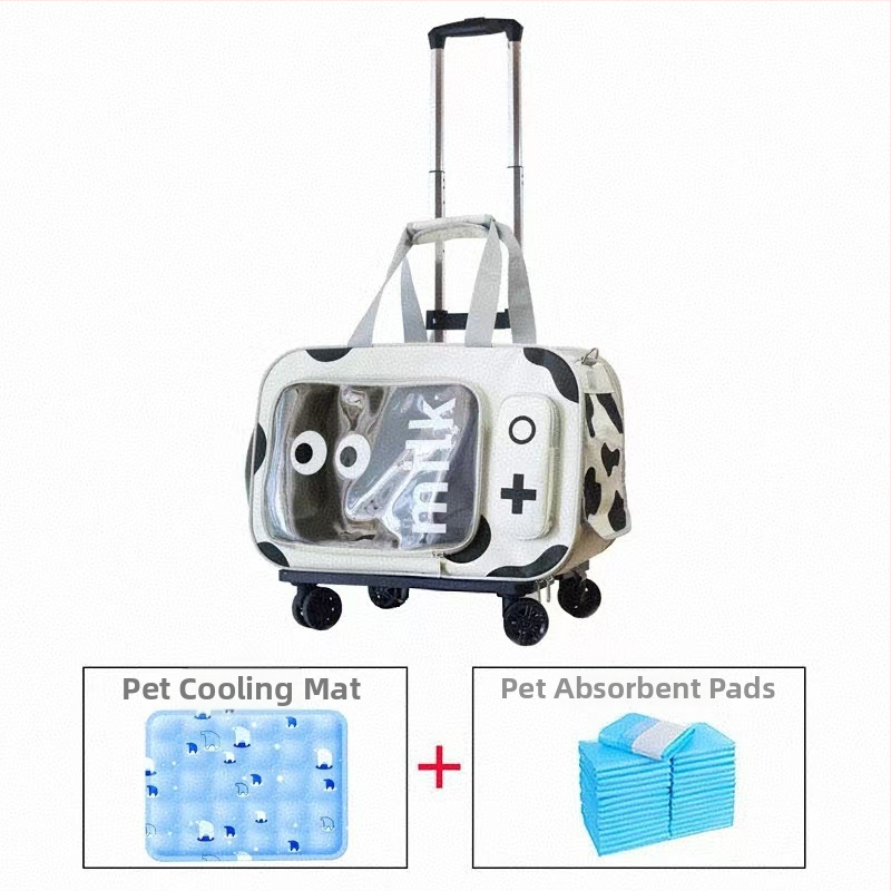 Transport pentru animale de companie din PVC, cu duritate medie, capacitate 10 kg pentru pisici / 7,5 kg pentru câini