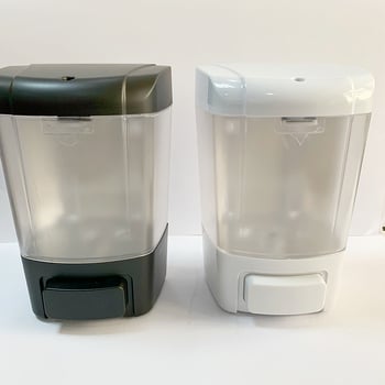 Dispenser de săpun montat pe perete, acționat prin apăsare, ABS, turnare prin injecție, design modern