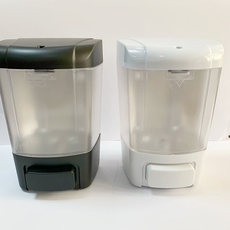 Dispenser de săpun montat pe perete, acționat prin apăsare, ABS, turnare prin injecție, design modern