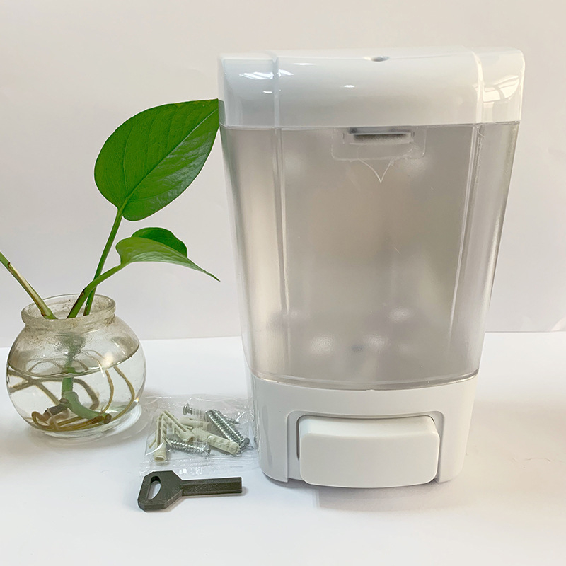 Dispenser de săpun montat pe perete, acționat prin apăsare, ABS, turnare prin injecție, design modern