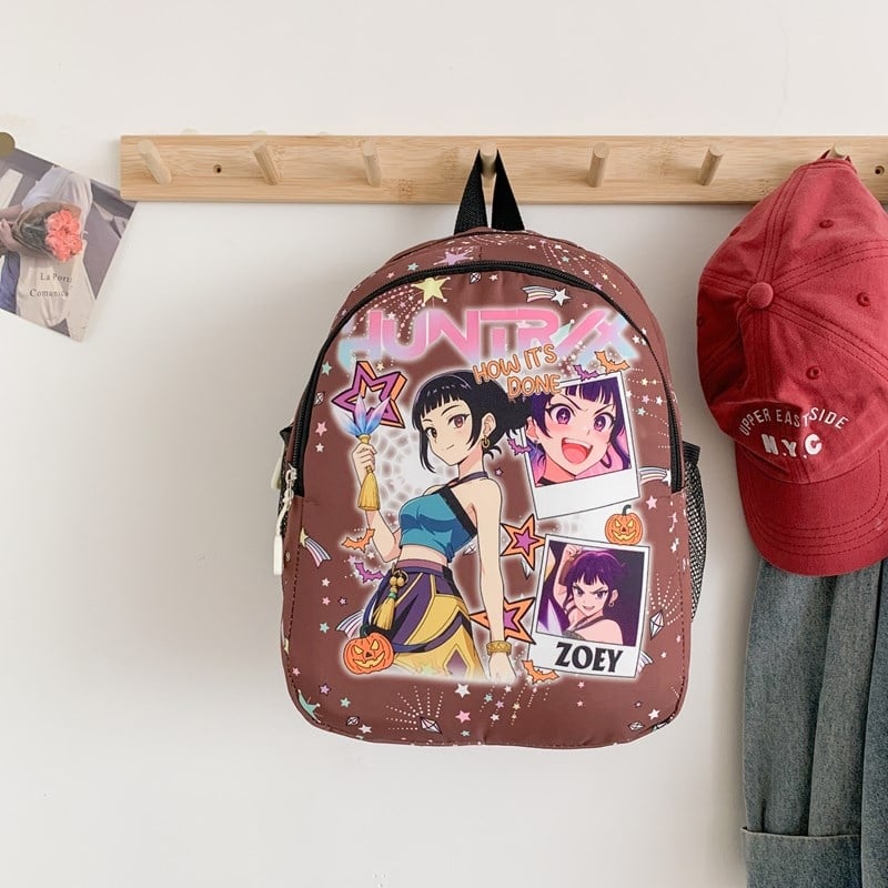 Ruksak za vrtić s crtić uzorkom, velika kapaciteta, unisex, najlon, prozračan i otporan na habanje, naramenice s jastukom zraka