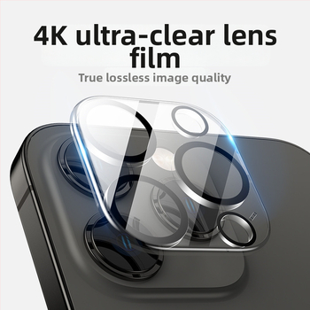 Προστατευτικό φακού πίσω iPhone — Μάρκα YOT, Κεραμωμένο γυαλί, Πλήρης κάλυψη, Συμβατό με iPhone 12, 14, 13