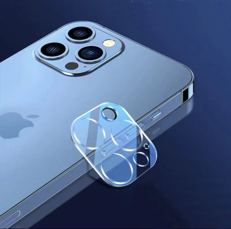 Προστατευτικό φακού πίσω iPhone — Μάρκα YOT, Κεραμωμένο γυαλί, Πλήρης κάλυψη, Συμβατό με iPhone 12, 14, 13