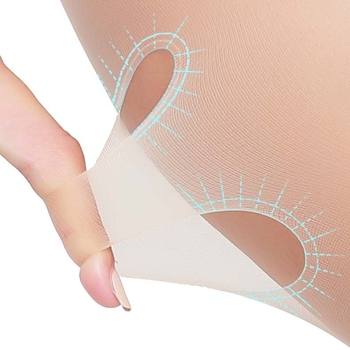Ženske čarape od velūra najlona, tanke, bikini kroj, duljina cijevi, 80–90% najlona