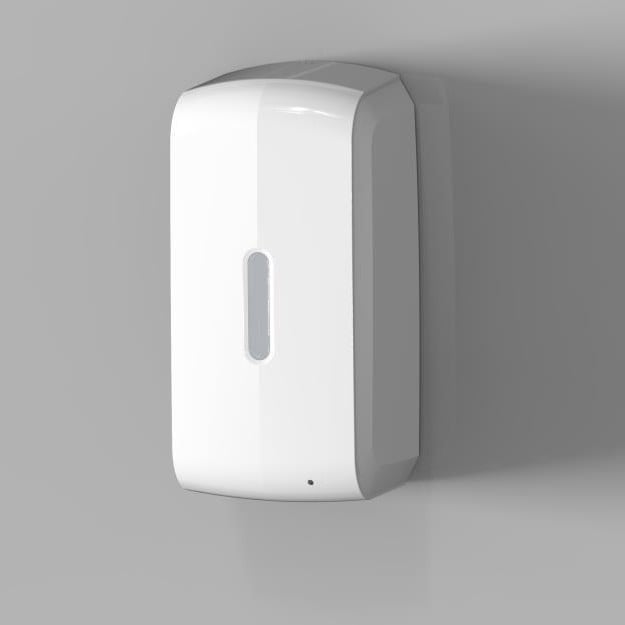 Automatski pjenasti dozator za dezinfekciju ruku – zidni, ABS, senzor, 650 g, polirano završno, moderan dizajn