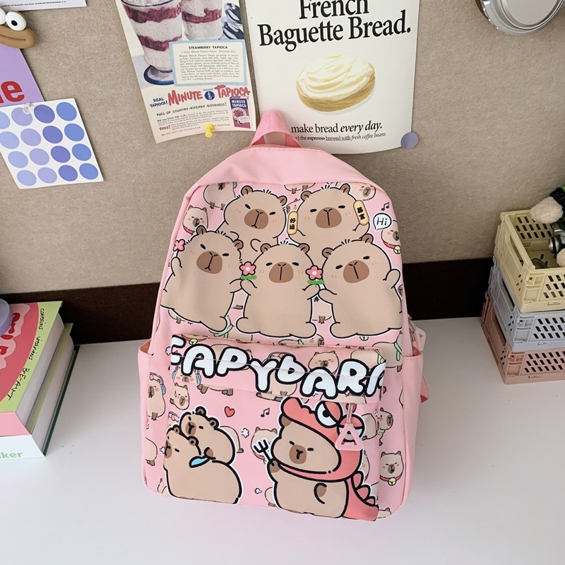 Torba za vrtić s printom – najlon, lagana, unisex, animirani motiv