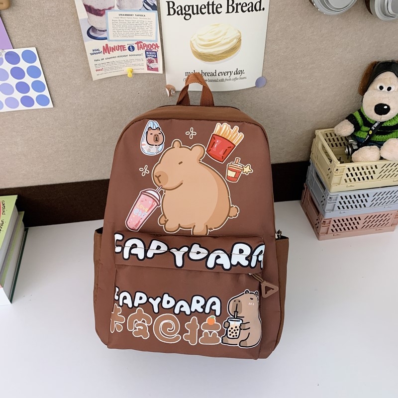 Torba za vrtić s printom – najlon, lagana, unisex, animirani motiv
