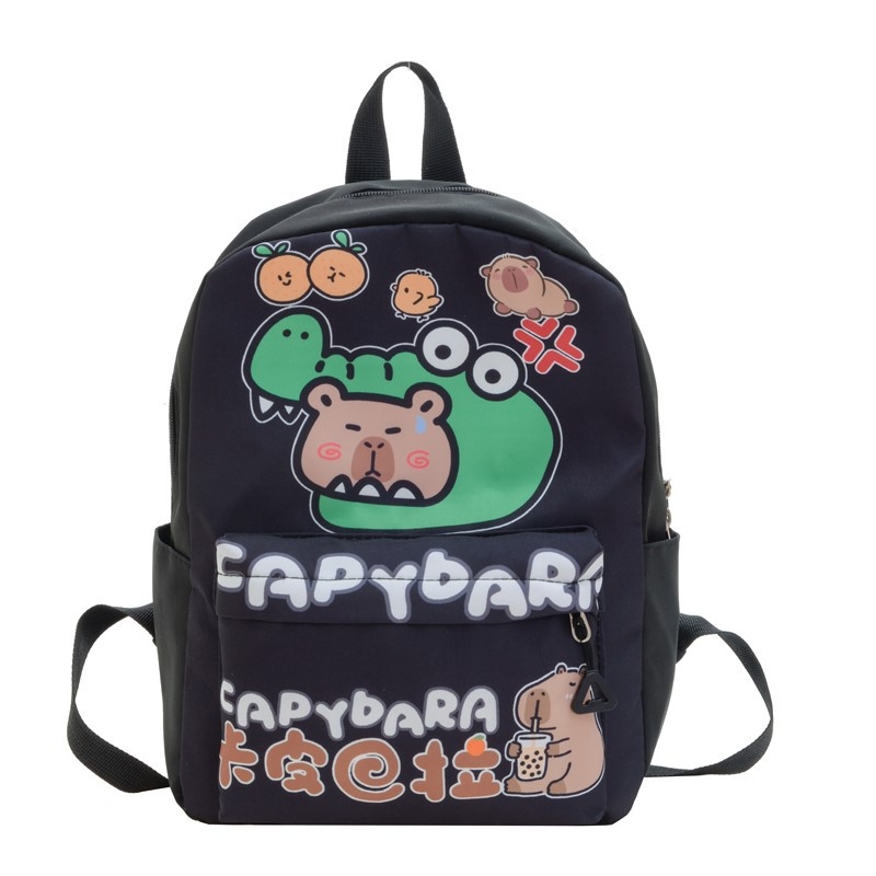 Torba za vrtić s printom – najlon, lagana, unisex, animirani motiv