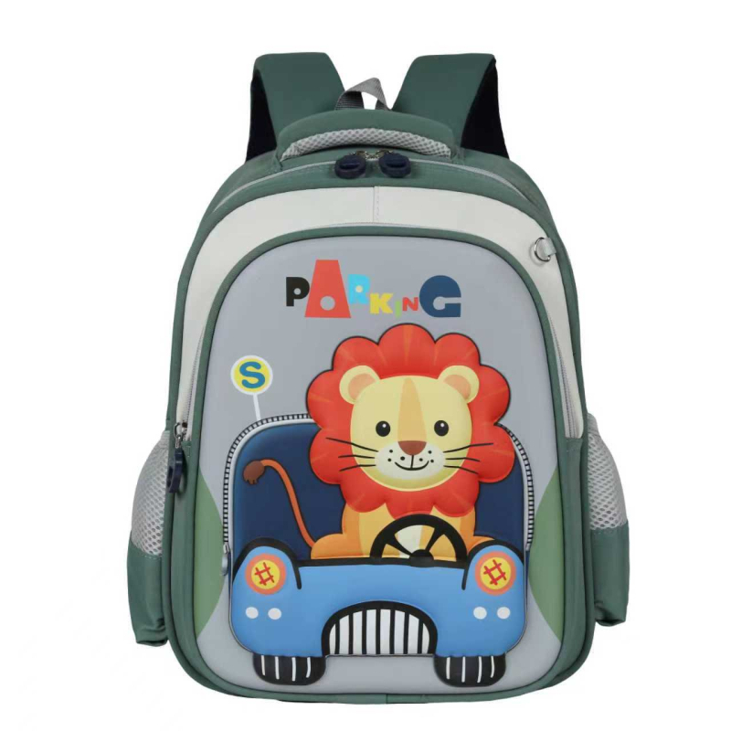 Unisex školski ruksak za djecu – lagan, poliester, naramenice s zračnim jastučićem, uzorak anime & crtani likovi, za 3.–4. razred