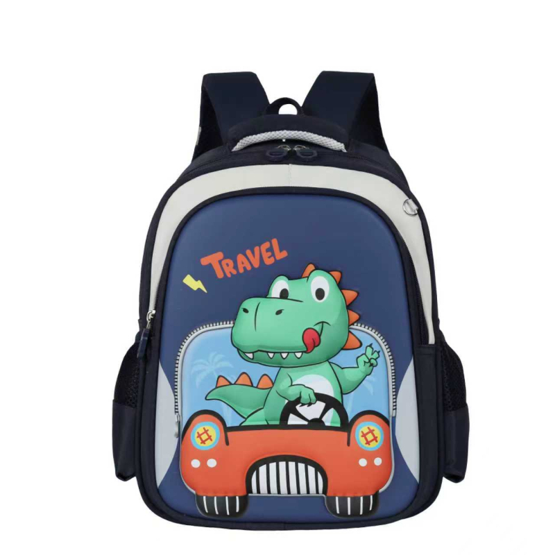 Unisex školski ruksak za djecu – lagan, poliester, naramenice s zračnim jastučićem, uzorak anime & crtani likovi, za 3.–4. razred