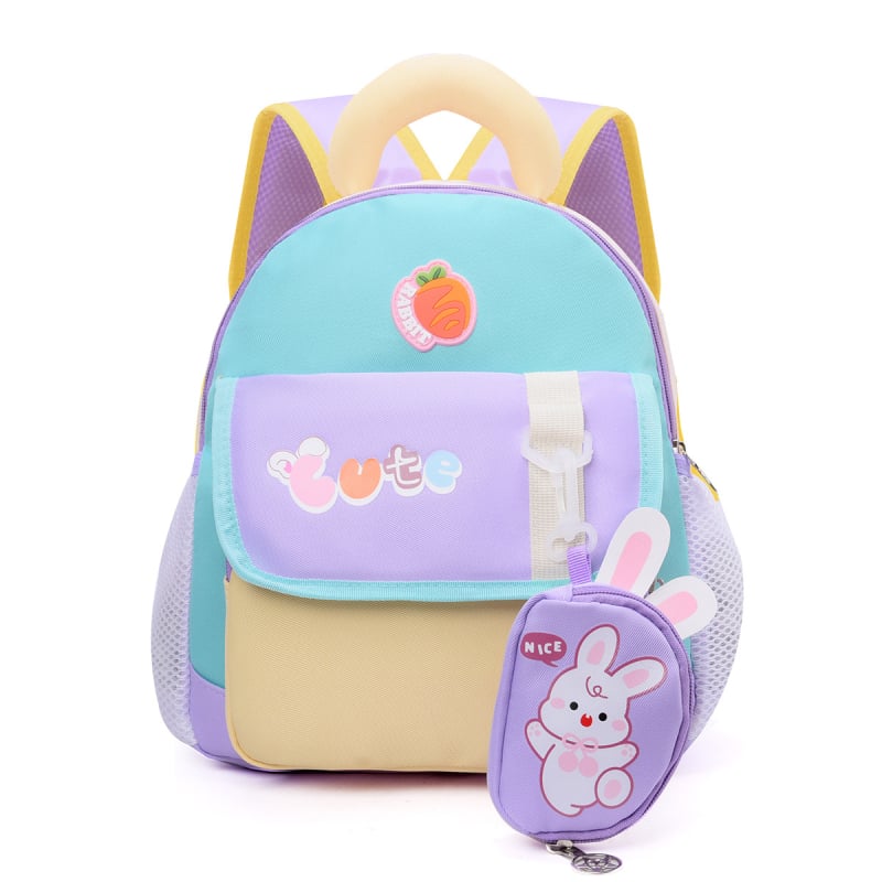 Torba za vrtić s dinosaurom - Unisex, ultralegka najlonska, zaštita kralježnice, jastučići na remenima, poliester podstava