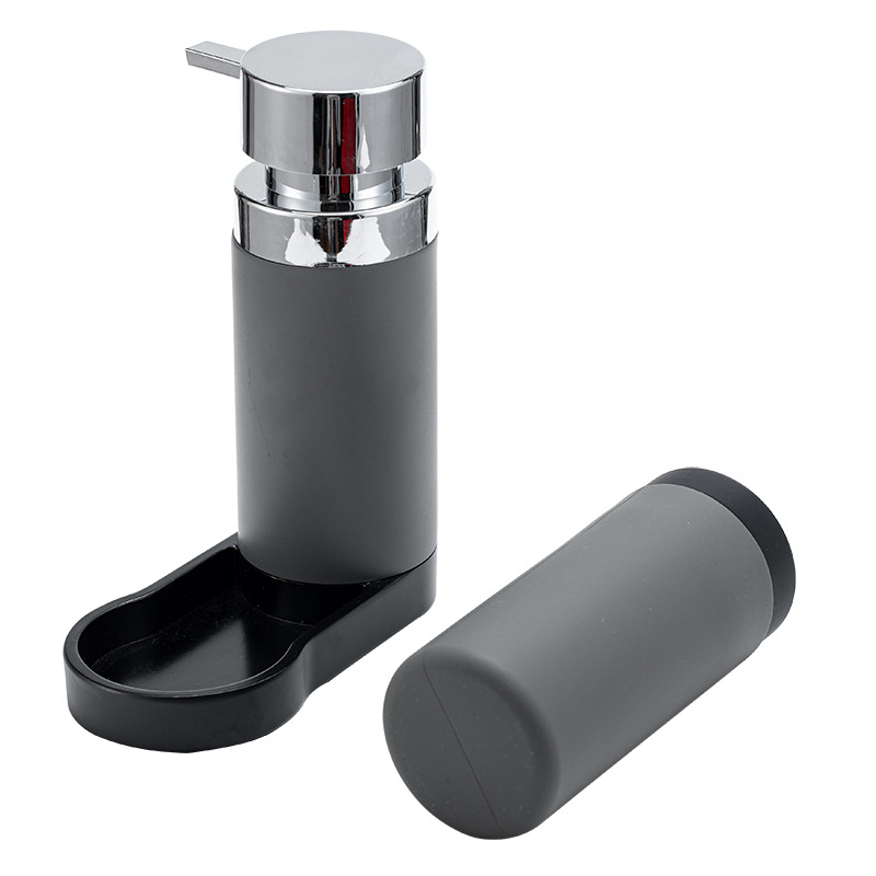 Dispenzer za sapun u kuhinji s ručnim pritiskom, silikon + smola, mat finiš, moderan stil, 550 g