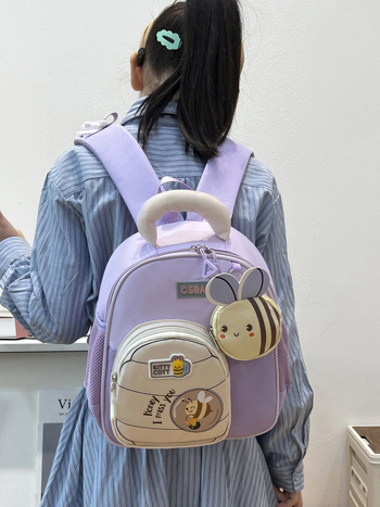 Unisex ruksak za predškolu, Oxford materijal, lagan, ergonomski zakrivljeni naramenice, uzorak anime, namijenjeno školskom korištenju