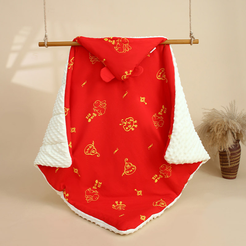 Dječja pamukova deka za novorođenče - zima i jesen, uzorci: životinje, crtani filmovi; nadjev: sintetičko vlakno