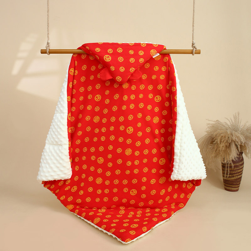 Dječja pamukova deka za novorođenče - zima i jesen, uzorci: životinje, crtani filmovi; nadjev: sintetičko vlakno