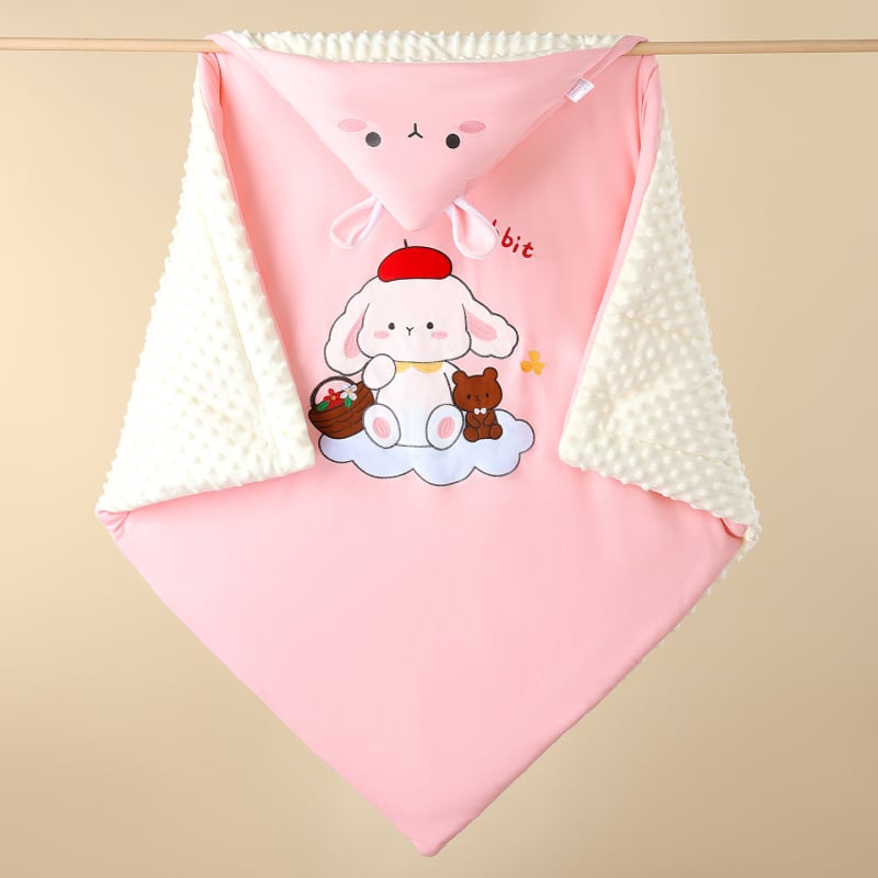 Dječja pamukova deka za novorođenče - zima i jesen, uzorci: životinje, crtani filmovi; nadjev: sintetičko vlakno