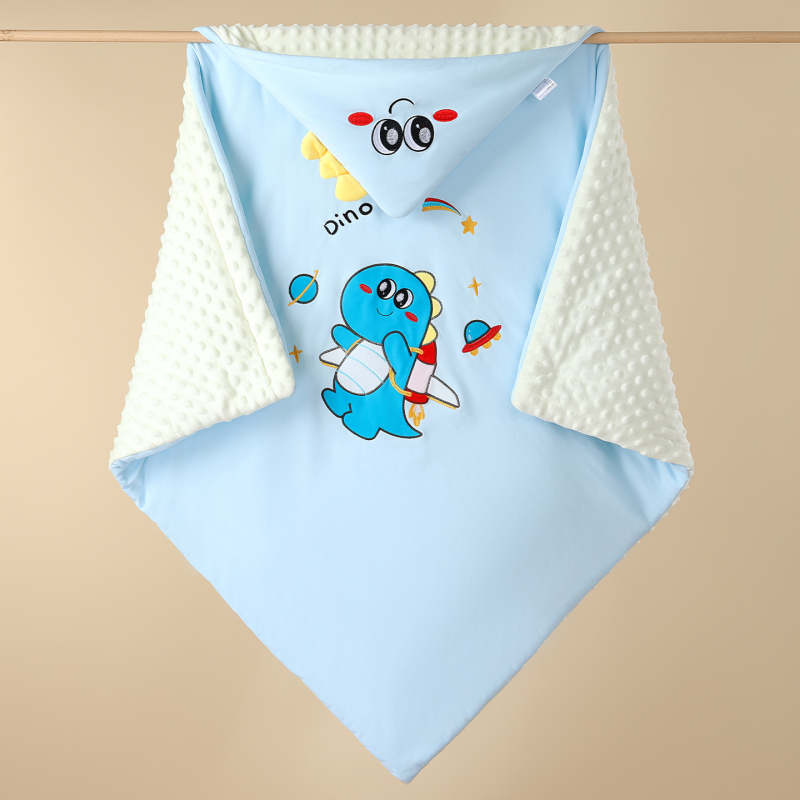 Dječja pamukova deka za novorođenče - zima i jesen, uzorci: životinje, crtani filmovi; nadjev: sintetičko vlakno