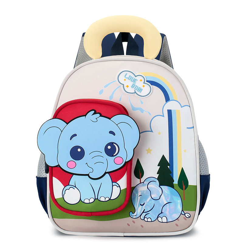 Dječji ruksak s animiranim motivom za uzrast 3–6 godina, lagan, unisex, najlon, prozračne naramenice s zračnim jastučićem, za vrtić