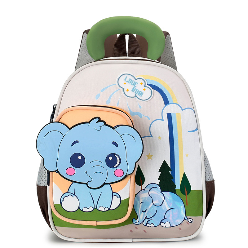 Dječji ruksak s animiranim motivom za uzrast 3–6 godina, lagan, unisex, najlon, prozračne naramenice s zračnim jastučićem, za vrtić