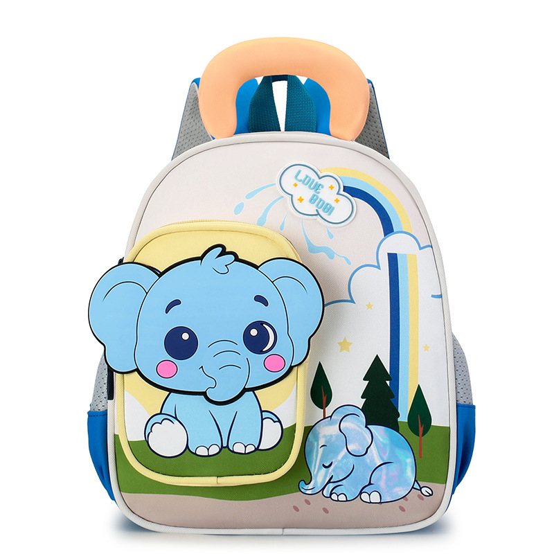 Dječji ruksak s animiranim motivom za uzrast 3–6 godina, lagan, unisex, najlon, prozračne naramenice s zračnim jastučićem, za vrtić
