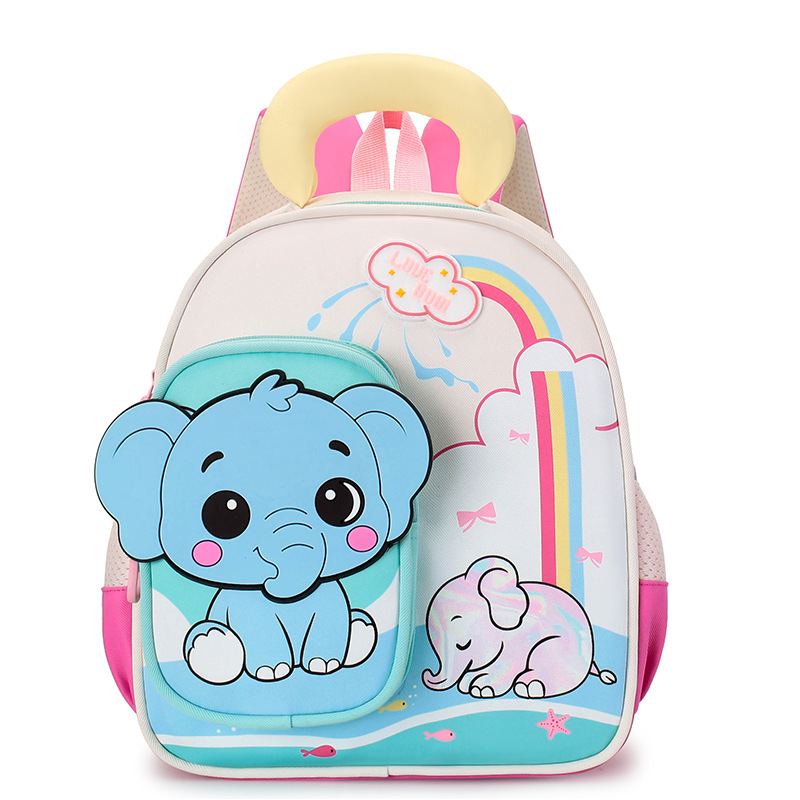 Dječji ruksak s animiranim motivom za uzrast 3–6 godina, lagan, unisex, najlon, prozračne naramenice s zračnim jastučićem, za vrtić