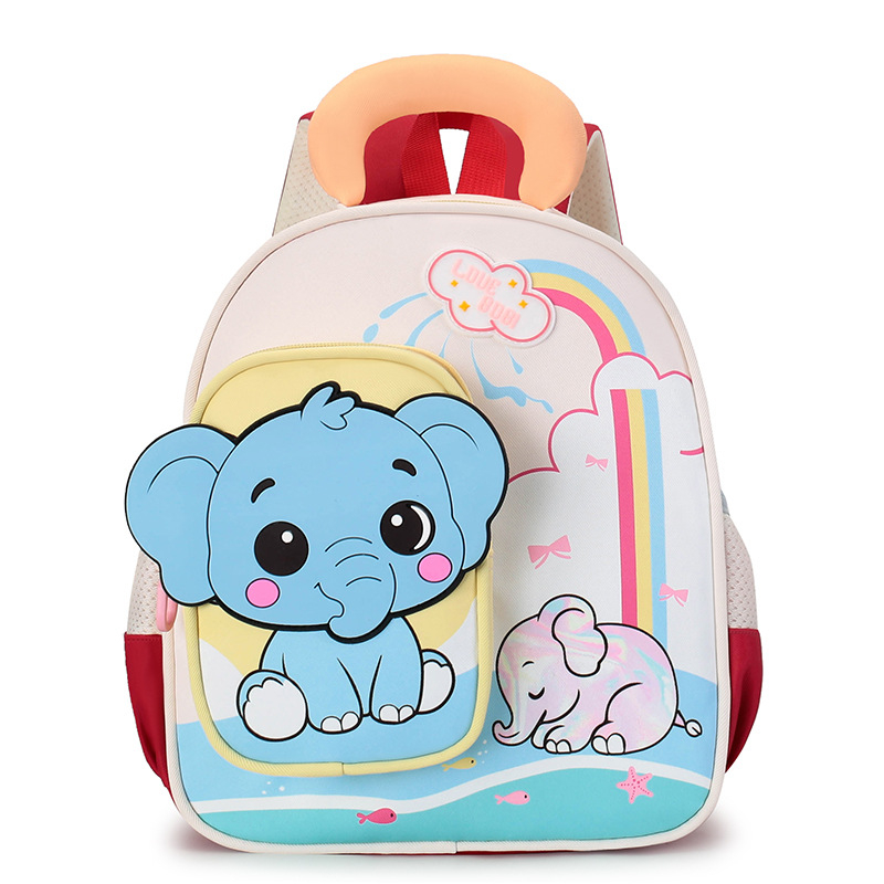 Dječji ruksak s animiranim motivom za uzrast 3–6 godina, lagan, unisex, najlon, prozračne naramenice s zračnim jastučićem, za vrtić