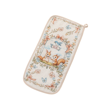 Dječja maramica za pljuvanje — Cartoon uzorak, gaze tkanina, pamuk, upija vodu, Klasa A