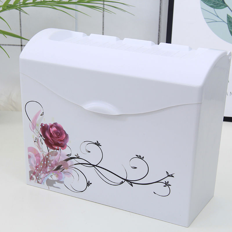 Kutija za rolice toaletnog papira – PP materijal, kompatibilna s rolicama, moderan jednostavan stil, višenamjenski dizajn.