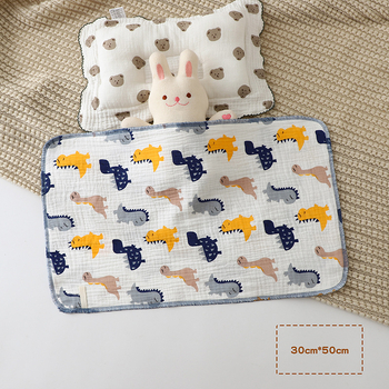 Βρεφική Πετσέτα Οριγμού – Γάζα από 100% βαμβάκι, Καρτούν Σχέδιο, Ορθογώνιο, Για Νεογέννητα 0–1 ετών